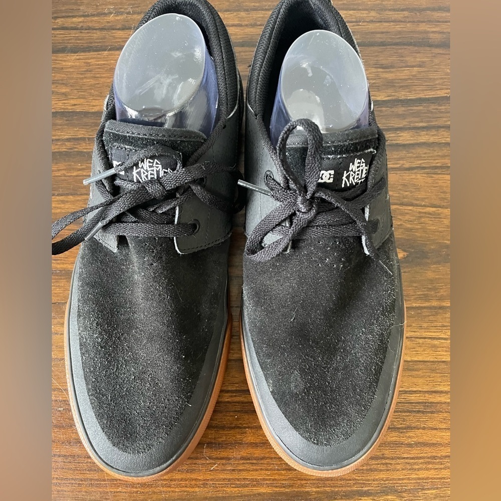 DC Shoe Co, 12, men’s black suede Wes Kremer II gum sole skateboarding shoe - Picture 3 of 9